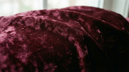Fototapeta premium Luxury velvet fabric texture background. Premium velvet textile texture surface. Neutral velvet cloth texture background. Velvet textile background close up. Velvet textile texture with rich fabric.