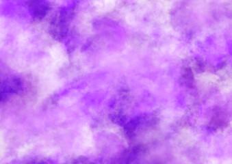 紫の美しいフワフワした空間