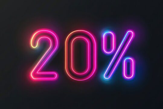 Lights neon background promotion.