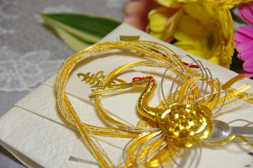 結婚式のお祝い　結納　水引