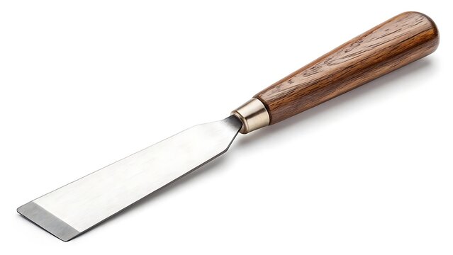 Wooden handle flat chisel tool