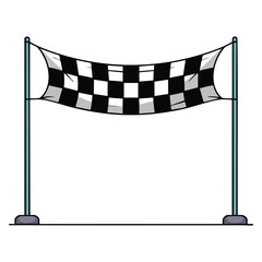 Naklejka premium Car and rally logo vector illustration set featuring car and race stock elements ideal for motorsport competition branding automotive speed and racing identity