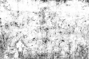 Fototapeta premium Weathered concrete wall showing black grunge texture across surface