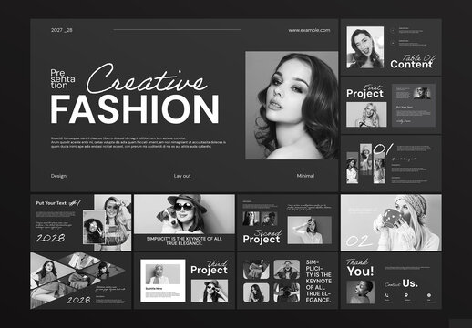 Creative Fashion Presentation Template