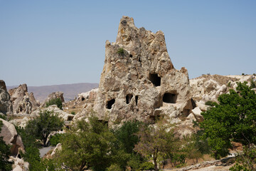 Fototapeta premium Rock Formations in Goreme, Nevsehir, Turkiye
