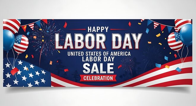 Happy labor day sale celebration in the united states of america unbeatable discounts and offers