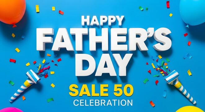 Happy father's day celebration sale 50 off best gifts for dad