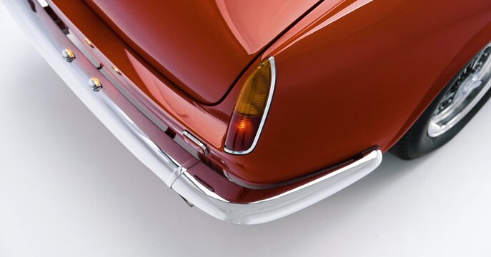 1961 Ferrari 250 GT SWB California Spider, retro, sports car. red car 