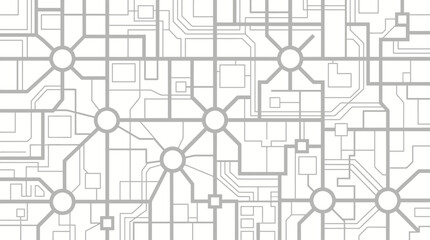 Fototapeta premium Modern Abstract Digital Network Background - Seamless Geometric City Map Grid