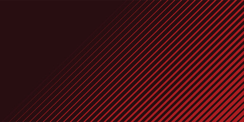 Red diagonal straight line background. Abstract dark striped gradient wallpaper. Red slanted stripes backdrop for flyer, banner, poster, presentation.