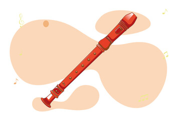 Flute Concept Illustration Vector Style © Vector Guru