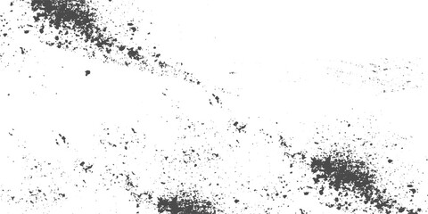 Obraz premium Abstract Black Grunge Texture Overlay with Random Gritty Noise Particles, Dirty Grain Background Vector for Vintage and Urban Design Use.