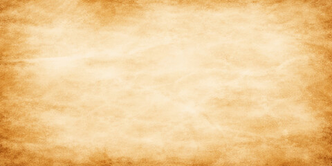 Fototapeta premium Abstract an aged parchment paper, with visible wrinkles and a warm, inviting hue. Its texture conveys a sense of history and the passage of time. 
