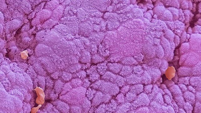 Uterus endometrium, SEM