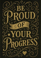 Obraz premium Inspirational ornate typography design