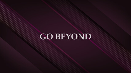 Elegant dark purple abstract background with diagonal lines and copy space
