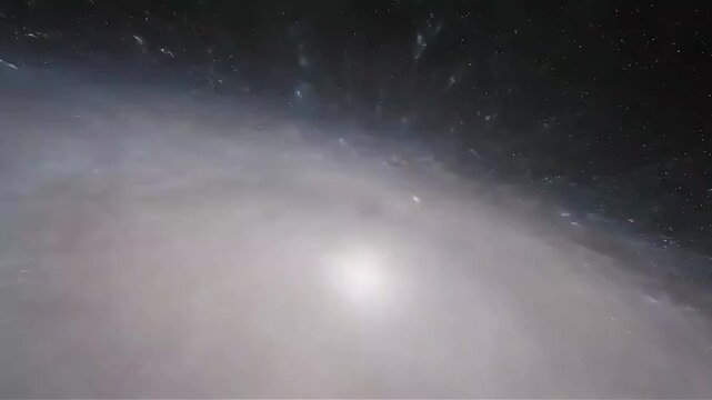 Hyperspeed light travel through dark star field cosmic universe