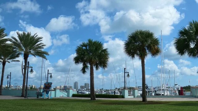 4K Video: Riviera Beach Marina Village & Waterfront Redevelopment, Florida