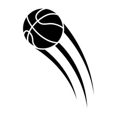 Basketball icon vector. Three pointer Illustration sign. Throwing the ball symbol or logo. © Denys