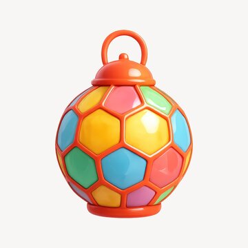 Colorful geometric toy lantern