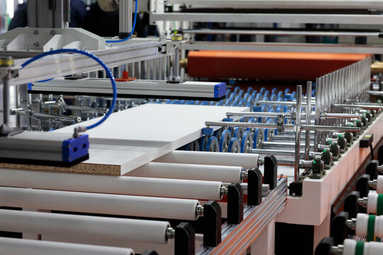 hot melt profile and panel wrapping machine