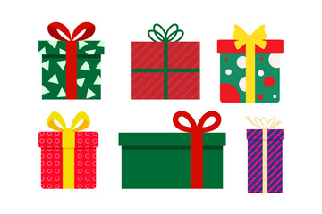 set of christmas gifts