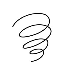 ぐるぐるの線　もやもや　漫符_1