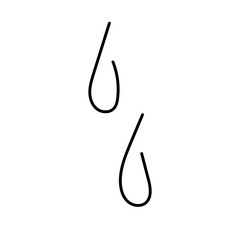汗の線画イラスト_2