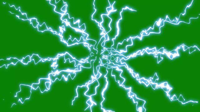 Dynamic animated electric lightning bolt overlay transition with thunderbolt strike discharges, stormy motion graphics for dramatic clip transitions, luminous energy electric storm effect overlay 4K