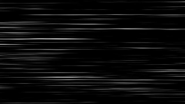 Speed line background animation in comic speed lines background texture pattern effect in cartoon concept black.