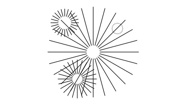 Kinetic Shape 69 &ndash; Dynamic Geometric Motion Graphics Animation, Abstract Moving Forms, Modern Minimal Design Elements for Promo and Social Media