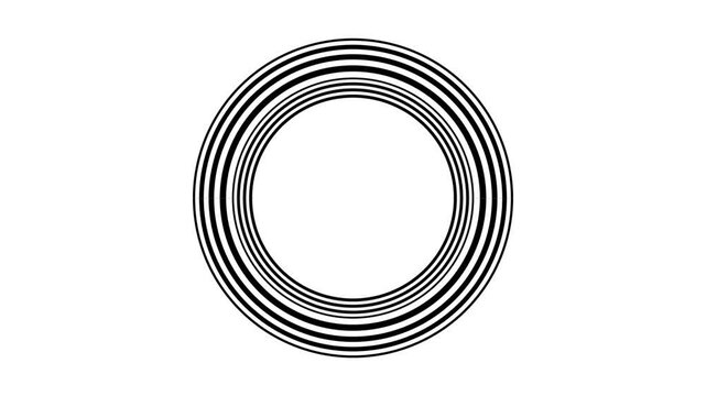 Kinetic Shape 73 &ndash; Dynamic Geometric Motion Graphics Animation, Abstract Moving Forms, Modern Minimal Design Elements for Promo and Social Media