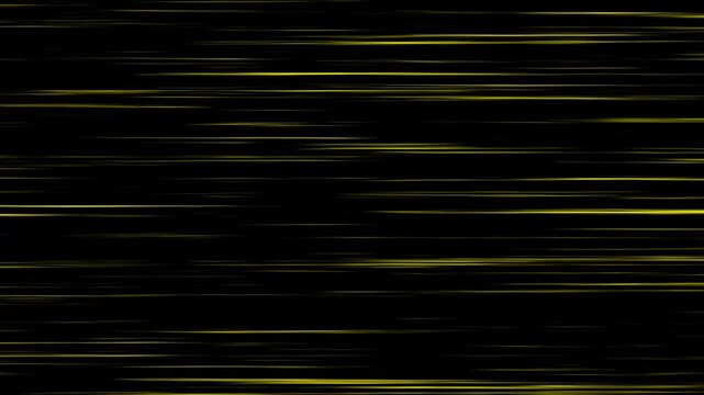 Speed line animation, comic speed lines background texture pattern effect in cartoon concept on black screen background.