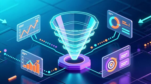 Holographic Data Funnel Processing Analytics Streams