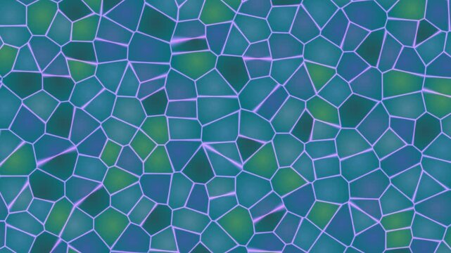 Blue and green mosaic tile design suitable for interior decor, background, texture, architecture, and surface pattern projects. Great for vibrant designs.