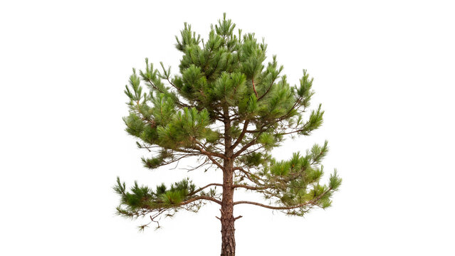 pinus radiata isolated on transparent background