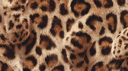 Leopard Print Fur Texture