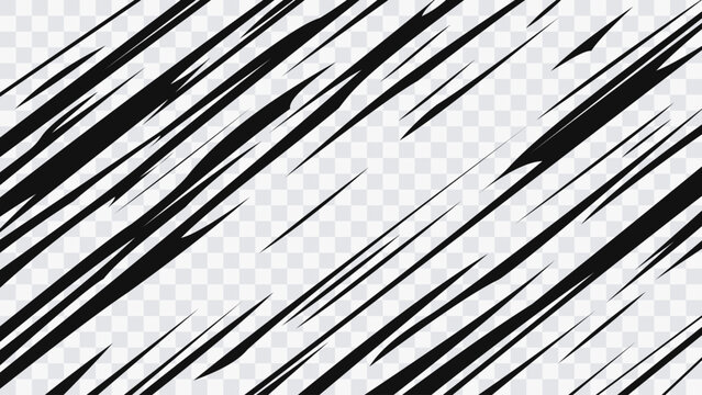 Minimal modern design for posters, covers, banners and digital graphics. Abstract diagonal speed lines. Dynamic vector background inspired by manga motion and action energy.