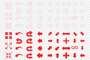 
Arrow icon set. arrow. cursor. Modern simple arrows. collection, different arrow signs, black arrows icons. Arrow big black set. Vector illustration.