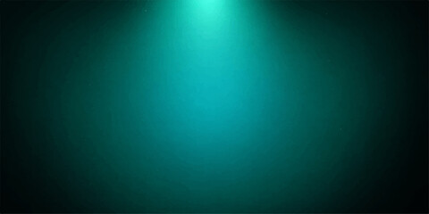Obraz premium Abstract of a vibrant teal backdrop illuminated from above. creating an artistic and abstract piece. 