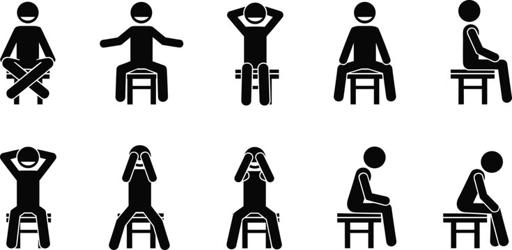 Ballerina silhouette vector set featuring female ballet dancers in elegant tutu dresses performing various classical dance poses isolated on white background for arts.