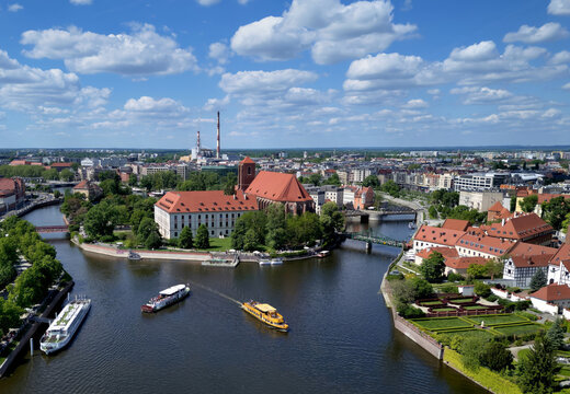 Wroclaw and Oder River