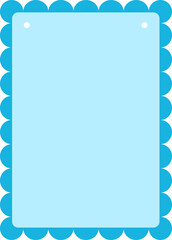 Flag garland, scalloped edge banner, garland flag, pennant, banner clipart, printable banner, birthday