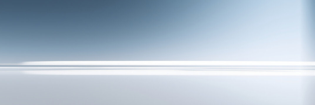 pure white horizon line dividing seamless gradient space ultra-clean minimal tone