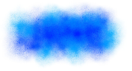 Vibrant Blue Smoke Cloud with Glowing Particles and Soft Texture Overlay © irham