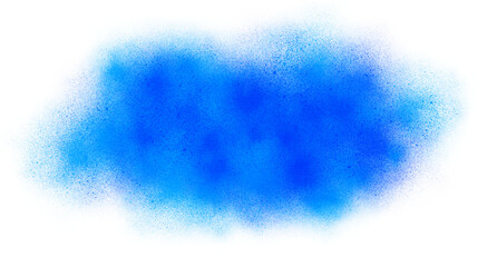 Abstract Blue Powder Explosion Isolated on Transparent Background for Creative Design © irham