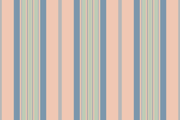 Obraz premium Durable seamless vertical lines, hunter vector background pattern. Simplicity textile fabric stripe texture in light and pastel colors.