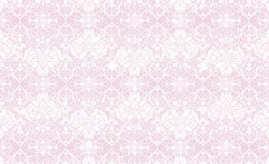 白とピンク色のエレガントな壁紙