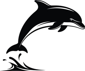 Vector dolphin icon © SIULI