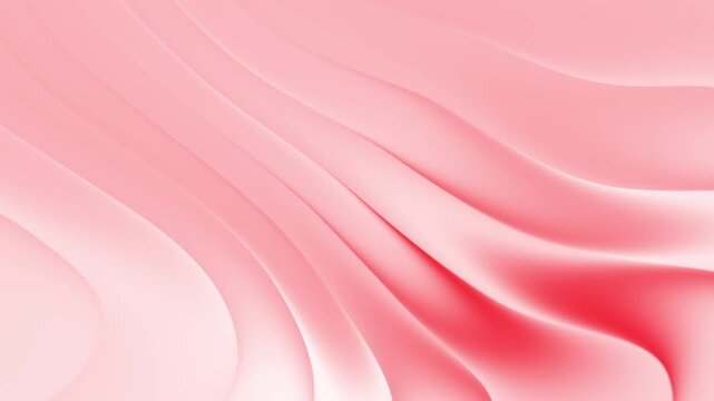Soft pink and white gradient background with smooth abstract flow. Seamless looping animation